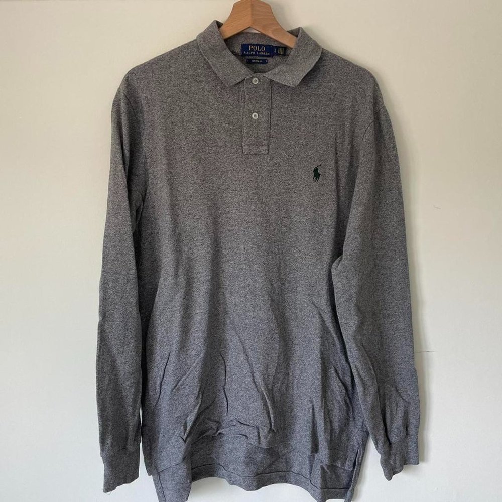 Polo Ralph Lauren Mens Grey and Green Polo-shirts